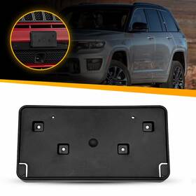 68277137aa Auxito Ch1068148 Front License Plate Bracket Holder Mount Frame For 2017-2023 Jeep Grand Cherokee