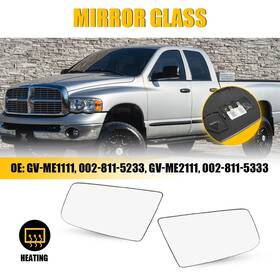 Gv-me1111 Auxito Fit 2006-2018 Sprinter Left Right Side View Mirror Curved Long Arm Heated Signal
