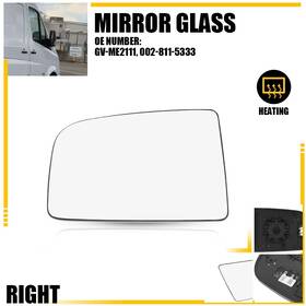 Gv-me2111 Auxito Fits Mercedes-benz Sprinter 2500 3500 2010-2018 Right Side Mirror Glass Heated
