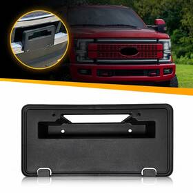 Hc3z-17a385-aa Auxito For 17-20 Ford F-250 F-350 F-450 F-550 Super Duty Front License Plate Bracket Oe