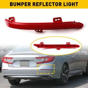 Hgd-accord-18-21-r Auxito Right Side Rear Bumper Light For Accord 18-2021 Honda Reflector Stop Passenger P