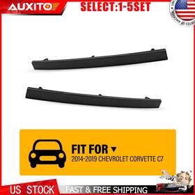 Hgd-c7-14-19kk Auxito Oe Smoked Rear Bumper Reflector Lenses For 14-19 Chevrolet C7 Corvette 2-10x