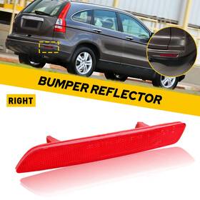 Hgd-crv-10-11r Auxito Rear Bumper Reflector Light Lamp Case For 2010 2011 Honda Cr-v Passenger Rh Side
