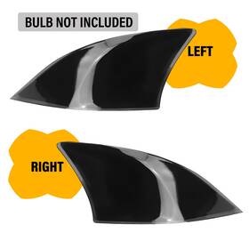Hgd-is250-14-20yx Auxito 2pc Bumper Rear Reflector Light Right Left For Is250 2014-2020 Is300 Lexus Is350