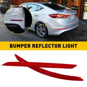Hy1185118 Auxito Pair Left&right Rear Bumper Reflector Light For Hyundai Elantra 2017 2018 Ekk