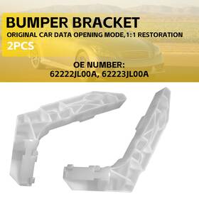 It-cp-om-1101 Auxito Front Bumper Mounting Bracket For Infiniti G37 2008-2013 Q60 2014-15 Set Of 2 N