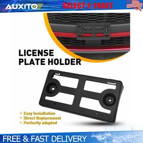 Jr3z17a385aa Auxito Front License Plate Bracket For 2018-2023 Ford Mustang 1-10x