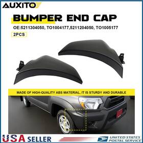 L-5211304050 Auxito 2x Front Bumper End For 2012-2015 Tacoma Base / Pre Runner Trd Pro N