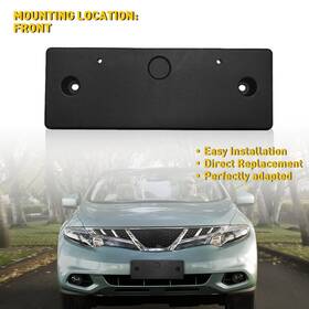 Ni1068112 Auxito Front License Plate Bracket 1x Fits Nissan 11-14 Murano Crosscabriolet