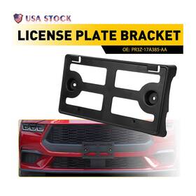 Pr3z-17a385-aa Auxito For 2024-2025 Ford Mustang License Plate Frame Tag Holder Mount Bracket Plastic