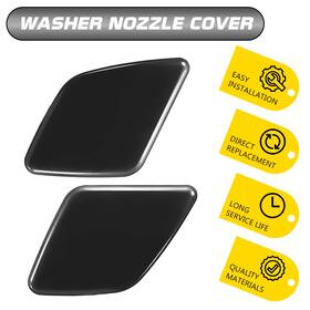 Pszg-xc90-07-14 Auxito 2pcs Headlight Washer Nozzle Cover Left &right For Volvo Xc90 2007-2014 39875253
