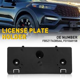 Pzj-explorer-16-17 Auxito For 2016 - 2017 Ford Explorer Deluxe Front License Plate Mounting Bracket Holder