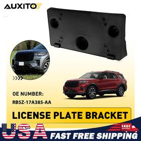 Pzj-explorer-25 Auxito Front License Plate Bracket Mount Holder For 2025 Ford Explorer Rb5z-17a385-aa
