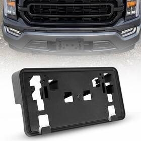 Ml3z-17a385-bb Auxito Pzj-f150-21-23 Front Bumper License Plate Bracket Fit Black 21-23 Ford F-150