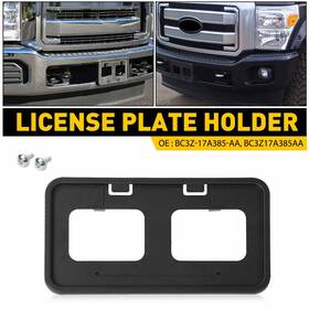 Pzj-f250-11-16 Auxito Fit F250 Super Ford Duty Front 2011-2016 Tag License Plate Bracket Holder