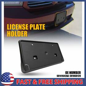 Pzj-ram-13-18 Auxito New License Plate Bracket For Front Ram 1500 2013-2016 Ch1068128 68141642aa