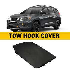 Tckg-rouge-17-20 Auxito Fits For Rogue 17-2020 Nissan Bumper Front Tow Hook Cap Eye Cover Access Durable