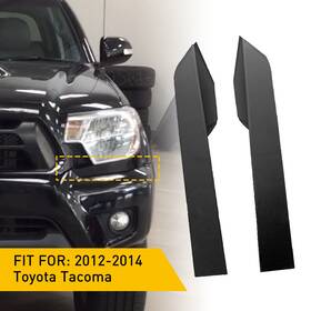 To1089118 Auxito Front Headlight Lamp Filler Molding Trim Panel For Toyota Tacoma 2012-2014
