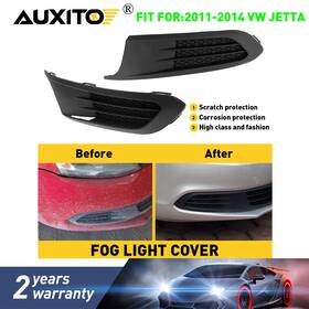Wdk-jetta-11-14l Auxito For Volkswagen Jetta 2011-2014 Fog Light Cover Driver And Passenger Side Pair
