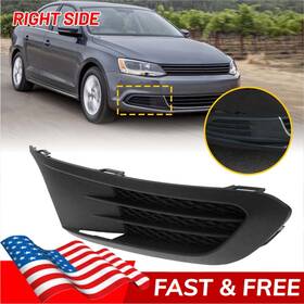 Wdk-jetta-11-14r Auxito For Vw Jetta 2011-2014 Front Bumper Fog Light Insert Cover Bezel Passenger Side