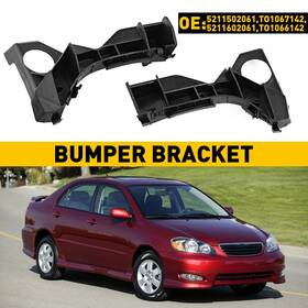 Xpd-bxg-59511 Auxito Fits 2003-2008 Toyota Corolla Ce Le S Right Left Side Front Bumper Bracket Black