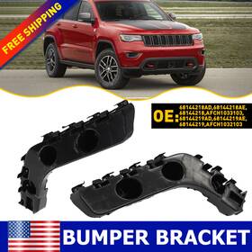 Xpd-bxg-59515 Auxito For 2014-2021 Jeep Grand Cherokee Front Bumper Bracket Support Side Retainer L&r