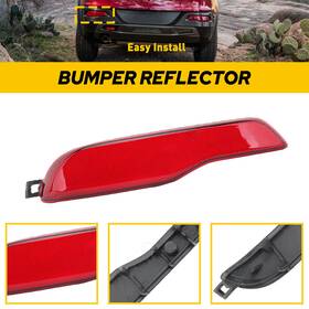 Xpd-hgd-19863 Auxito Us Driver Left Rear Bumper Light Reflector Lamp Case 2014-2018 Fit Jeep Cherokee