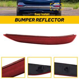 Xpd-hgd-1987 Auxito Fits 20 Chevrolet Equinox L Ls Lt Premier Rear Bumper Reflectors Light Red Right