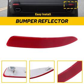 Xpd-hgd-19875 Auxito Fits 2007-2010 Bmw X5 E70 Rear Bumper Reflectors Brake Stop Light Red Lens Right