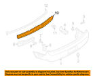 5r3z17906aa Bar Bumper-impact Ford Oem 05-14 Mustang Rear