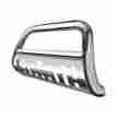 Bb097405-sp Black Horse 3 Polished Bull Bar W Removable Skid Plate
