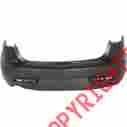 Bbm450221mbb 12227161 Aftermarket Replacement Capa Bumper Cover Facial Rear Primered Sedan Mazda 3 Ma1100201c