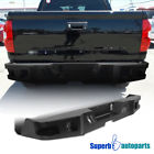 Bbr-tun14bk-c-wb Superbautoparts For Toyota Tundra Truck Textured Black Steel Rear Bumper