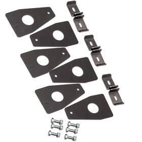 6ohk1p Bfo 6 Piece Inch Adjustable Universal Roof Rack Brackets Top Gutter Mounts Carrier