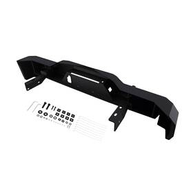 F8am2b Bfo Black Steel Rear Bumper Assembly With Led Fog Lights For Toyota Tacoma 2016-2023