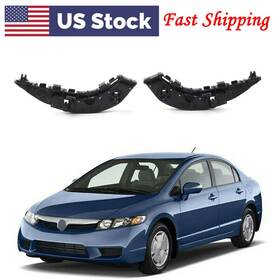 Bfyefgus 211110479048 For Honda Civic Sedan 2006-2011 Lh Rh Set Front Bumper Retainer Bracket Support