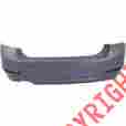 Bm1100241c 12312919 Brand New Aftermarket Replacement Capa Fits Bmw 328i Rear Primered Bumper Cover W O M Sportline