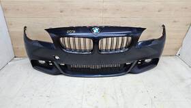 51118058996 Bmw 14-16 F10 528i 535i 550 M5 M-sport Front Bumper Cover Panel Assy Black 416/9