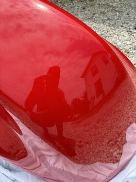 51120307543 Bmw 1998 Z3 Roadster. Open Bumper. Repainted In Chili Red. Never Installed