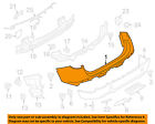 51127345036 Bmw Oem Bumper-bumper Rear 13-14 Cover X1