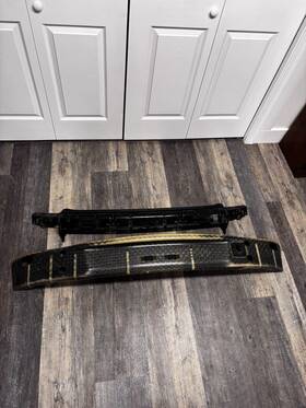 51128044544 Bmw 2006-2010 E63e64 M6 Rear Bumper Rebar Carbon Fiber And Center Bracket