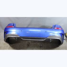 51128099904 Bmw 19-22 G20 3-series M-sport Rear Bumper Trim Cover Panel Portimao Blue Oem