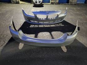 7232363 Bmw 2011-2013 F10 Bumper Set Front And Rear With Sideskirts Fogs Oem