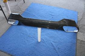 Bmw 8075246 20-25 8 Series Rear Bumper Lower Valance Diffuser Skid Plate Trim Gray Oem