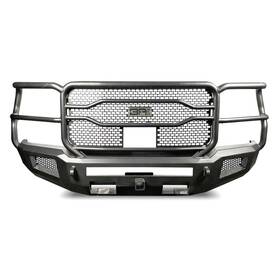 Fd-20341 Body Armor 4x4 - Ambush Xt Full Width Black Powder Coated Front Hd