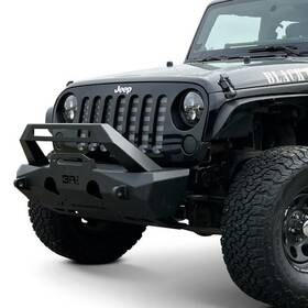 Jp-19535 Body Armor 4x4 For Jeep Gladiator 20-25 Bumper Orion Stubby Black Powder Coated Front Winch Hd