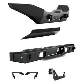 Jt-19534-5123-2965-5100-5101 Body Armor 4x4 Front/rear Bumpers With Skid Plate Bed Protector And Step Fits Jeep Jt