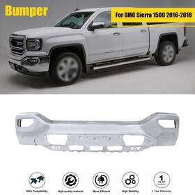 Bt15273b Botjj For Gmc Sierra 1500 2016-18 Front Bumper Face Bar Without Sensor Holes Chrome Steel