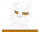 68056631aa Bracket Oem Left Chrysler Bumper-bumper Front