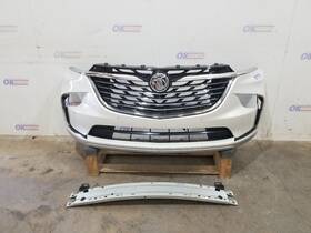 105-10824b Buick 23 2023 Enclave Premium Front Bumper White With Grilles And Camera